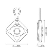 Hidden Camera Detector With Keychain