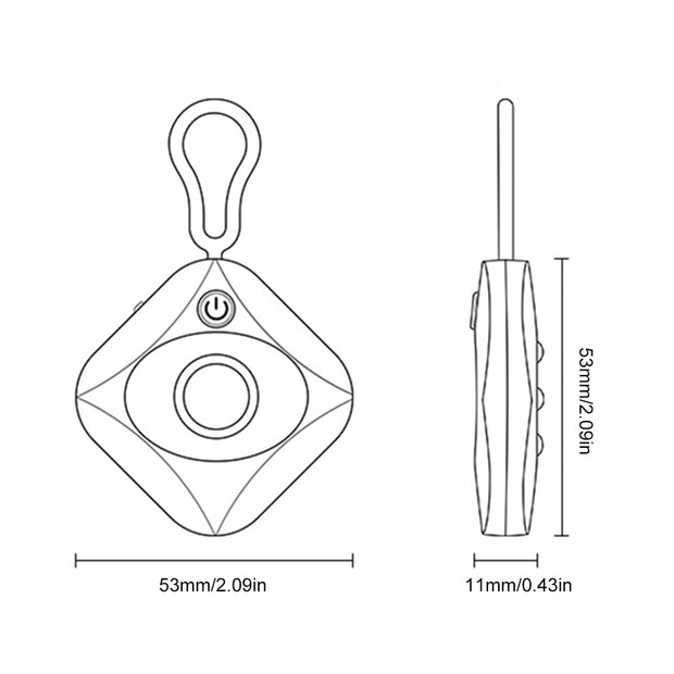 Hidden Camera Detector With Keychain