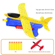 Flying Airplane With Shooting Gun
