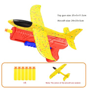 Flying Airplane With Shooting Gun